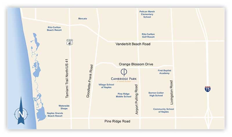 Cambridge Park Location Map-shadowed Cambridge Park Location Map-shadowed