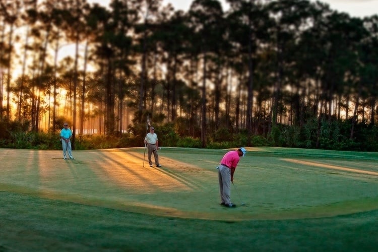  London Bay Homes clients can enjoy immediate golf access at Mediterra Naples Florida